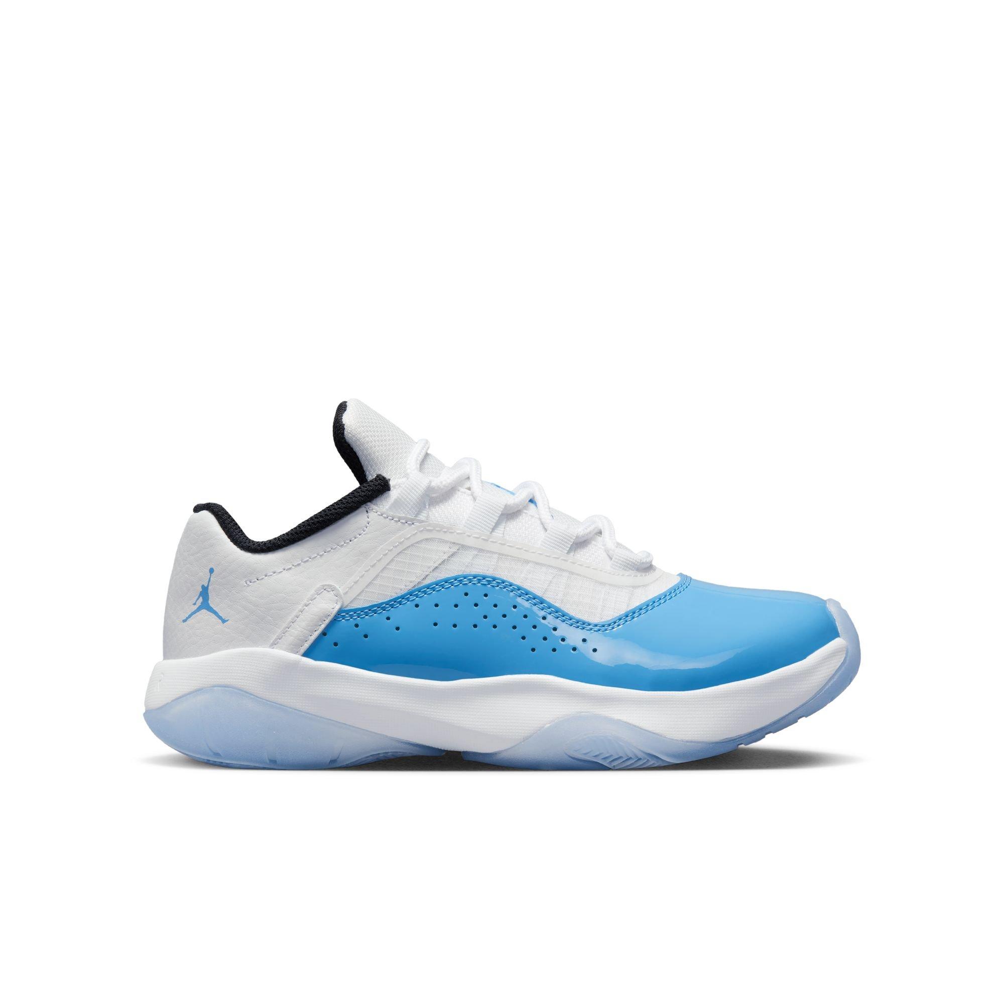 Jordan 11 CMFT Low White University Blue Black Grade School Boys Shoe Hibbett